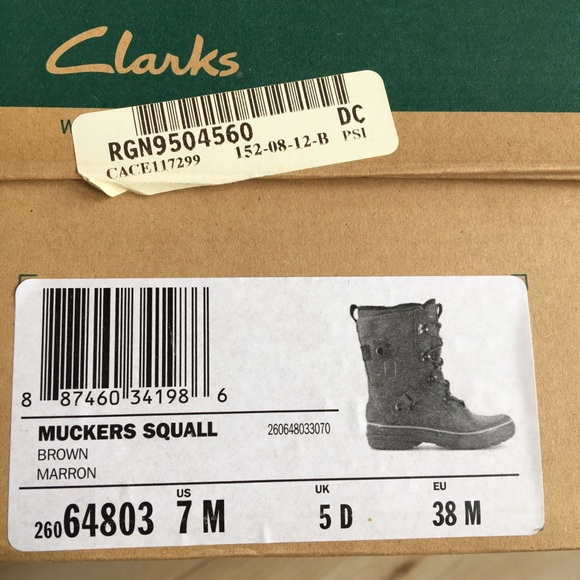Clarks Waterproof Leather Boots - Picture 6 of 7